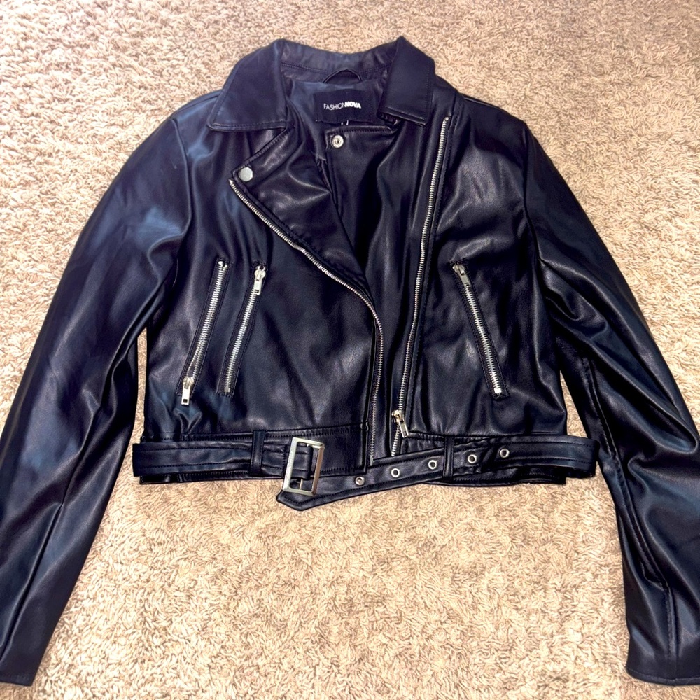Leather Jacket Fashion Nova